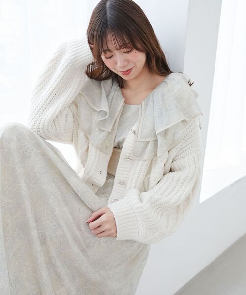 MAJESTIC LEGON(マジェスティックレゴン)の「ダブルカラーコルセットワンピース(ワンピース・レディース・ピンク系その他2/グレー系その他/ブラック/ベージュ系その他2/ブラック系その他/ホワイト系その他2・SMALL/X-SMALL/LARGE/MEDIUM)」の14枚目の写真
