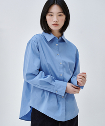MALOUPE（マロップ）の「4122 レギュラーフィット 無地 シャツ (ブルー)（シャツ/ブラウス）」