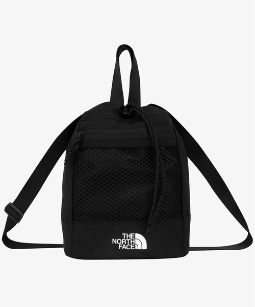THE NORTH FACE(ザノースフェイス)の「TNF/WL-LINDEN MESH BUCKET BAG MINI(ショルダーバッグ・メンズ・クリーム/ブラック・FREE)」の3枚目の写真