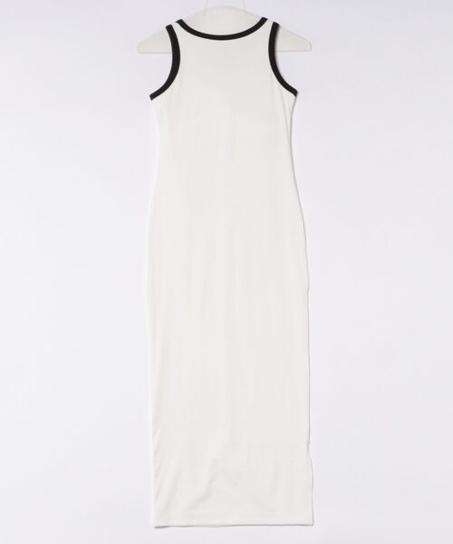 RVCA(ルーカ)の「RVCA/ルーカ ワンピース ロング丈 OLD ENGLISH RIB TANK DRES BG043356(ワンピース・レディース・ホワイト/ブラック・M)」の3枚目の写真