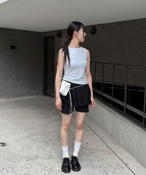 Kijun(キジュン)の「ベーシック ボートネック タンクトップ スカイブルー(Tシャツ/カットソー・レディース・その他・SMALL/MEDIUM)」の5枚目の写真