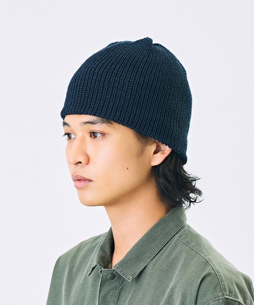 CA4LA(カシラ)の「SORBET LONG 5(ニットキャップ/ビーニー・メンズ・ネイビー/オレンジ/ライトベージュ/ブラック・ONESIZE)」の5枚目の写真