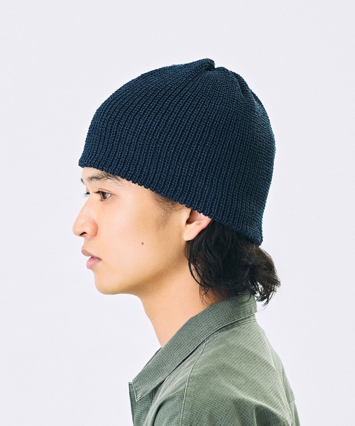 CA4LA(カシラ)の「SORBET LONG 5(ニットキャップ/ビーニー・メンズ・ネイビー/オレンジ/ライトベージュ/ブラック・ONESIZE)」の6枚目の写真