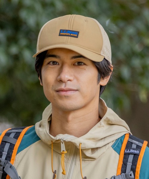 L.L.Bean(エルエルビーン)の「ウォーターレペレント・メッシュ・キャップ(キャップ・メンズ・ブラック/グレー/ベージュ/ネイビー・LARGE)」の7枚目の写真