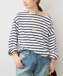ROYAL MER（ロワイヤルメール）の「【ROYAL MER/ロワイヤル メール】STRIPED BASQUESHIRT（Tシャツ/カットソー）」