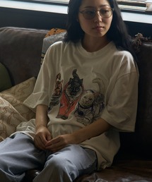 CORISCO（コリスコ）の「スペースアニマル柄TEE(M1)（Tシャツ/カットソー）」