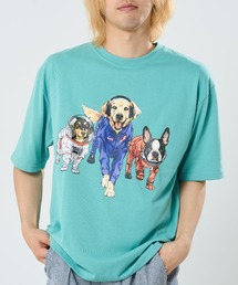 CORISCO（コリスコ）の「スペースアニマル柄TEE(M1)（Tシャツ/カットソー）」