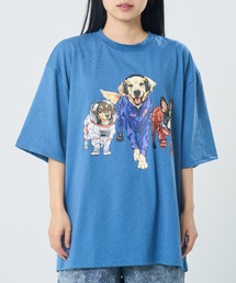 CORISCO（コリスコ）の「スペースアニマル柄TEE(M1)（Tシャツ/カットソー）」