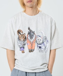 スペースアニマル柄TEE(M1)