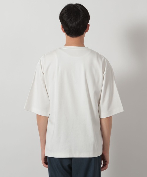 LAKOLE（ラコレ）の「幾何学プリントスムースT / 654133（Tシャツ/カットソー・メンズ・ブラック/ホワイト・MEDIUM/LARGE）」の6枚目の写真