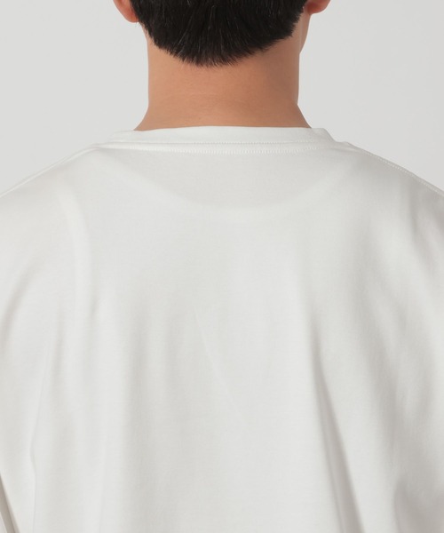 LAKOLE（ラコレ）の「幾何学プリントスムースT / 654133（Tシャツ/カットソー・メンズ・ブラック/ホワイト・MEDIUM/LARGE）」の10枚目の写真
