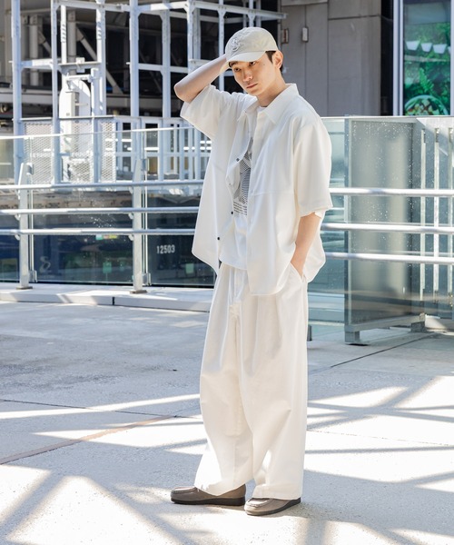 LAKOLE（ラコレ）の「幾何学プリントスムースT / 654133（Tシャツ/カットソー・メンズ・ブラック/ホワイト・MEDIUM/LARGE）」の14枚目の写真
