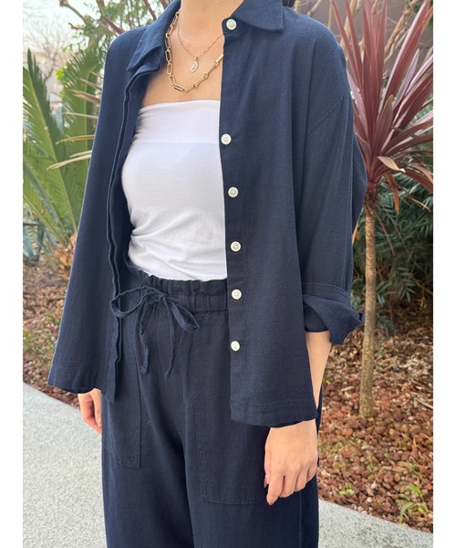 BANANA REPUBLIC FACTORY STORE 日本限定 オーバーサイズ リネンシャツ