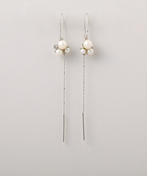 CALIN STANDARD(カリンスタンダード)の「◆金属アレルギー対応◆◆made in japan◆ビジュー アメリカンピアス(ピアス(両耳用)・レディース・シルバー/ゴールド・FREE)」の2枚目の写真