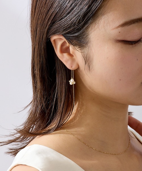 CALIN STANDARD(カリンスタンダード)の「◆金属アレルギー対応◆◆made in japan◆ビジュー アメリカンピアス(ピアス(両耳用)・レディース・シルバー/ゴールド・FREE)」の7枚目の写真