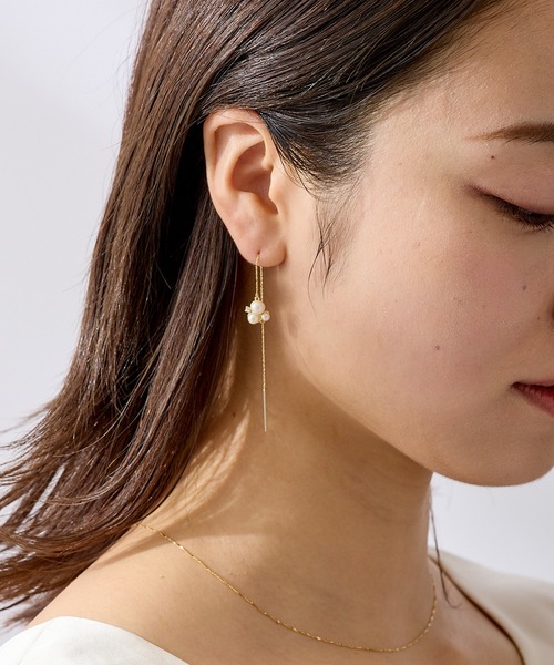 CALIN STANDARD(カリンスタンダード)の「◆金属アレルギー対応◆◆made in japan◆ビジュー アメリカンピアス(ピアス(両耳用)・レディース・シルバー/ゴールド・FREE)」の9枚目の写真