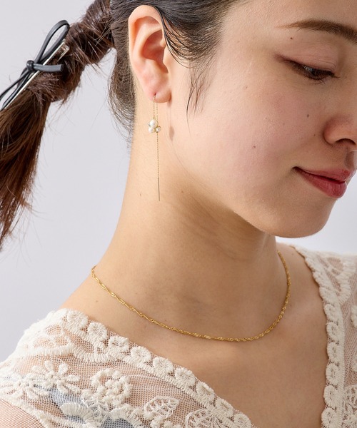 CALIN STANDARD(カリンスタンダード)の「◆金属アレルギー対応◆◆made in japan◆ビジュー アメリカンピアス(ピアス(両耳用)・レディース・シルバー/ゴールド・FREE)」の4枚目の写真