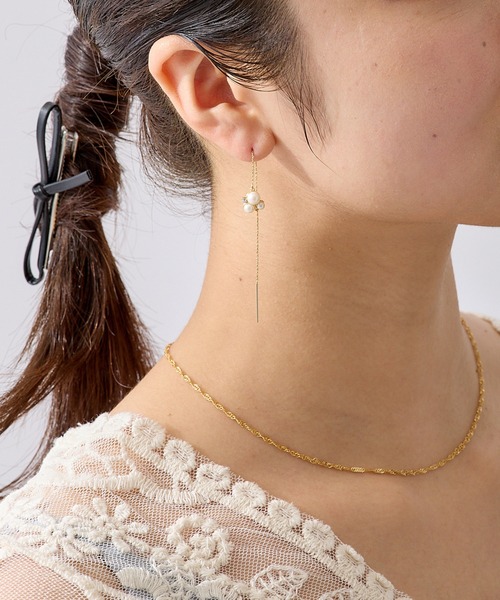 CALIN STANDARD(カリンスタンダード)の「◆金属アレルギー対応◆◆made in japan◆ビジュー アメリカンピアス(ピアス(両耳用)・レディース・シルバー/ゴールド・FREE)」の12枚目の写真