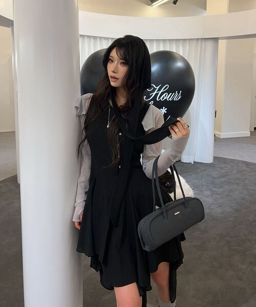 Miseki SEOUL(ミセキソウル)の「Twill baguette bag CHARCOAL(ショルダーバッグ・レディース・その他・OS)」の8枚目の写真