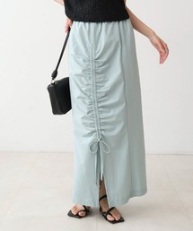 アシメドロストスリットタイトスカート