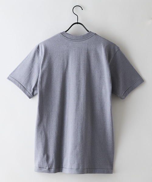 HANES(ヘインズ)の「【HANES/ヘインズ】【汗染みが目立ちにくい】MOKU 7.0オンス クルーネックTシャツ 究極の杢グレー 透けない厚手(Tシャツ/カットソー・メンズ・杢グレー・MEDIUM/X-LARGE/SMALL/LARGE)」の9枚目の写真