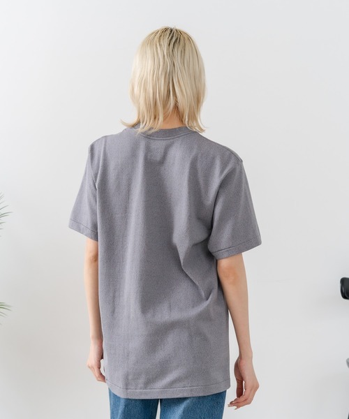 HANES(ヘインズ)の「【HANES/ヘインズ】【汗染みが目立ちにくい】MOKU 7.0オンス クルーネックTシャツ 究極の杢グレー 透けない厚手(Tシャツ/カットソー・メンズ・杢グレー・MEDIUM/X-LARGE/SMALL/LARGE)」の20枚目の写真