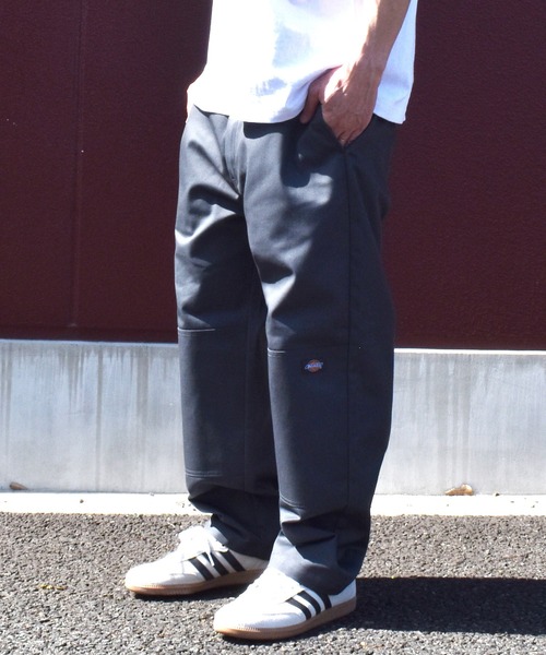 Dickies(ディッキーズ)の「【ムラサキスポーツ限定】Dickies/ディッキーズ ロングパンツ EASY DUBLE KNEE WIDE PT DY0008(その他パンツ・メンズ・チャコールグレー/カーキブラウン/ブラック/カモフラージュ/ストーン・M/XL/L)」の3枚目の写真