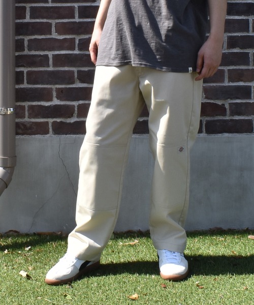 Dickies(ディッキーズ)の「【ムラサキスポーツ限定】Dickies/ディッキーズ ロングパンツ EASY DUBLE KNEE WIDE PT DY0008(その他パンツ・メンズ・チャコールグレー/カーキブラウン/ブラック/カモフラージュ/ストーン・M/XL/L)」の1枚目の写真