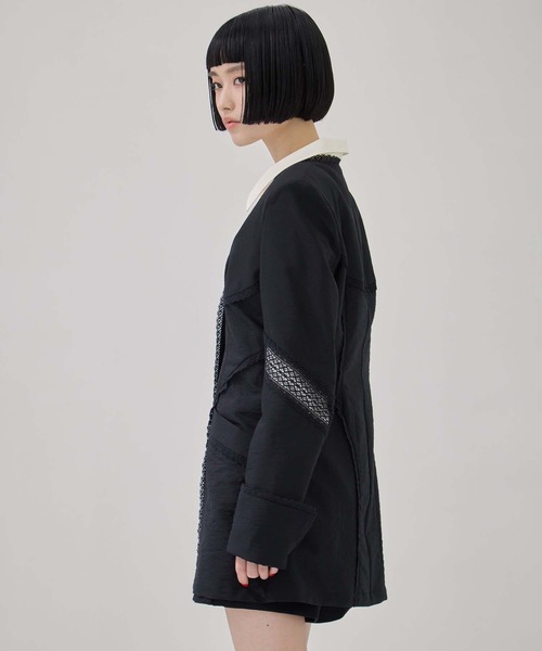 FETICO/フェティコ】《STUDIOUS別注》別注 LACE-PANELED JACKET/レース