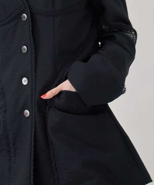 FETICO/フェティコ】《STUDIOUS別注》別注 LACE-PANELED JACKET/レース