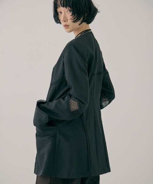 FETICO/フェティコ】《STUDIOUS別注》別注 LACE-PANELED JACKET/レース