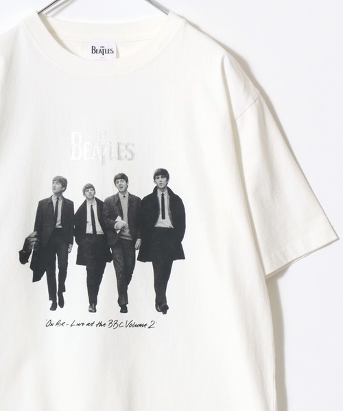 The Beatles(ザビートルズ)の「2026SS The Beatles/ビートルズ フォトプリント フロント/バック 半袖Tシャツ レディース メンズ(Tシャツ/カットソー・メンズ・ホワイト/チャコール・L/LL/M)」の15枚目の写真