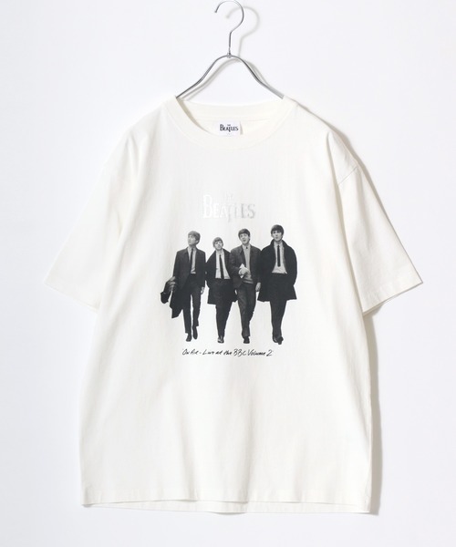 The Beatles(ザビートルズ)の「2026SS The Beatles/ビートルズ フォトプリント フロント/バック 半袖Tシャツ レディース メンズ(Tシャツ/カットソー・メンズ・ホワイト/チャコール・L/LL/M)」の6枚目の写真