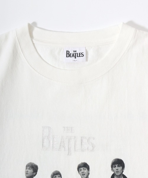 The Beatles(ザビートルズ)の「2026SS The Beatles/ビートルズ フォトプリント フロント/バック 半袖Tシャツ レディース メンズ(Tシャツ/カットソー・メンズ・ホワイト/チャコール・L/LL/M)」の10枚目の写真