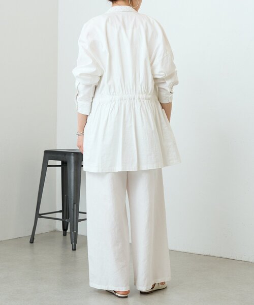 LIVETART（リヴェタート）の「刺繍イージーパンツ（その他パンツ・レディース・ホワイト/ブラック・FREE）」の4枚目の写真