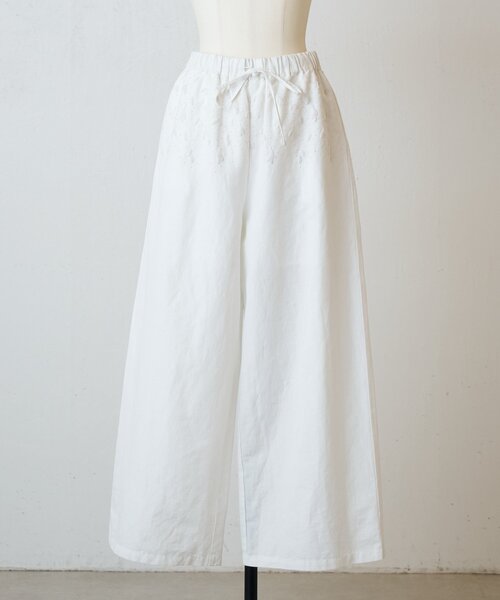 LIVETART（リヴェタート）の「刺繍イージーパンツ（その他パンツ・レディース・ホワイト/ブラック・FREE）」の15枚目の写真