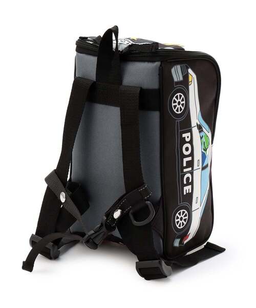 kladskap（クレードスコープ）の「パトカーリュック（バックパック/リュック・キッズ・ブラック・F）」の4枚目の写真