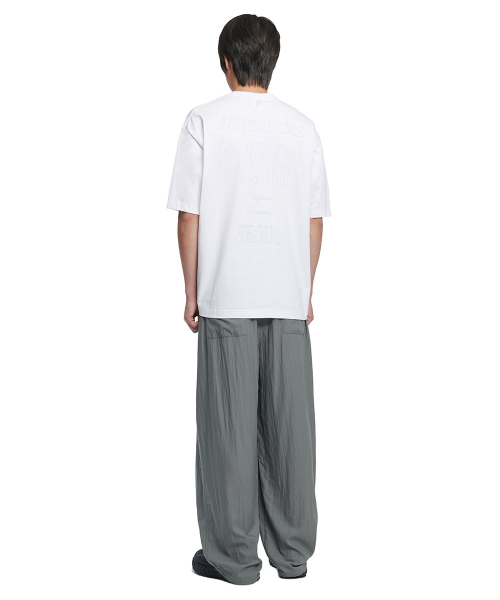 NOMANUAL(NOMANUAL)の「R.C NYLON PANTS - CHARCOAL(その他パンツ・レディース・その他・LARGE/MEDIUM/SMALL)」の4枚目の写真