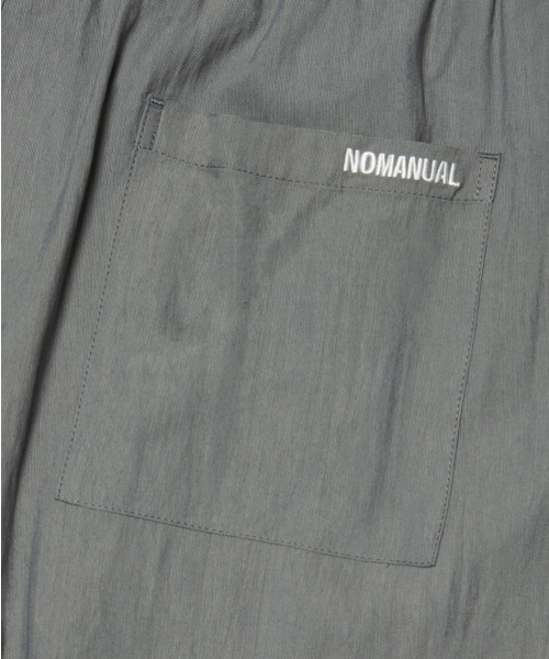 NOMANUAL(NOMANUAL)の「R.C NYLON PANTS - CHARCOAL(その他パンツ・レディース・その他・LARGE/MEDIUM/SMALL)」の2枚目の写真
