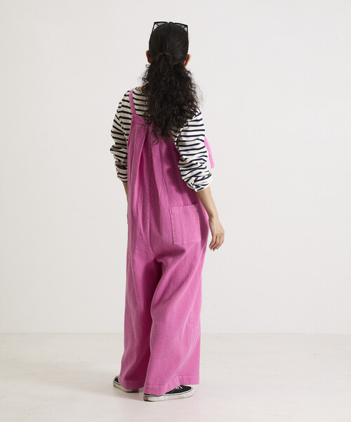 Freada(フリーダ)の「Freada/フリーダ インドダブルガーゼフレアサロペット(サロペット/オーバーオール・レディース・ピンク/グリーン・ONE SIZE)」の16枚目の写真