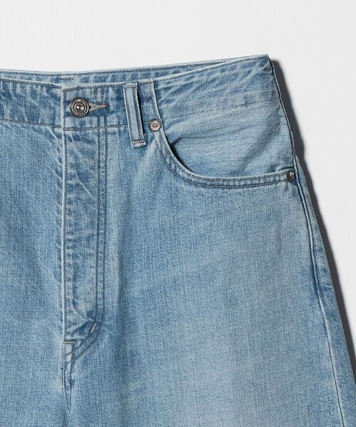 UNITED ARROWS（ユナイテッドアローズ）の「＜FILL THE BILL＞ルーズ ハーフ デニムパンツ（デニムパンツ・レディース・コバルトブルー/ブラック・26/28/27）」の4枚目の写真