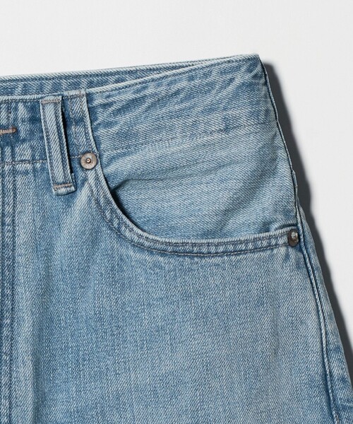UNITED ARROWS（ユナイテッドアローズ）の「＜FILL THE BILL＞ルーズ ハーフ デニムパンツ（デニムパンツ・レディース・コバルトブルー/ブラック・26/28/27）」の6枚目の写真