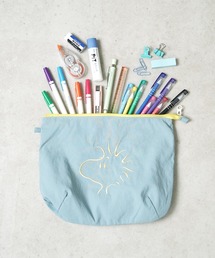 THE MILES（ザ マイルズ）の「"09"≪PEANUTS≫リバーシブル 2ポケット ナイロン 刺繍 ポーチ（ポーチ）」