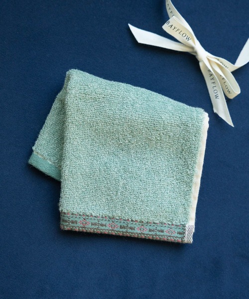 BFハンドタオル(刺繍ヘム)25×25（ハンカチ/ハンドタオル）｜BAYFLOW