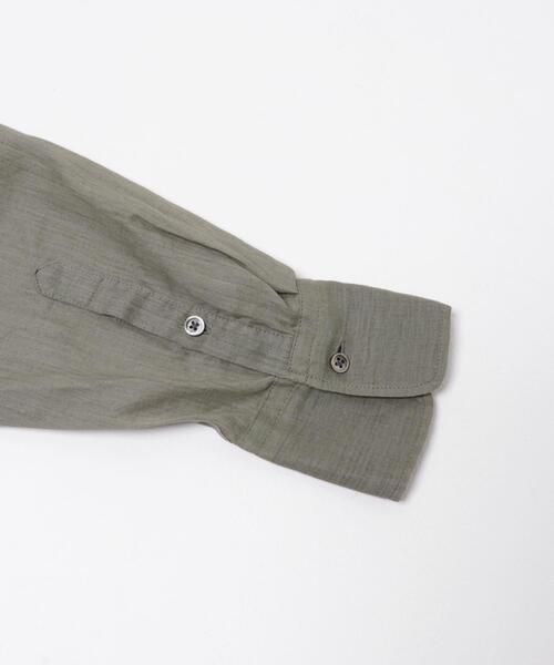 URBAN RESEARCH DOORS（アーバンリサーチドアーズ）の「『WEB/一部店舗限定カラー』ラミーコットンビックシャツ（シャツ/ブラウス・レディース・ブルー/チャコールグレー/ミント/ピンク・FREE）」の22枚目の写真