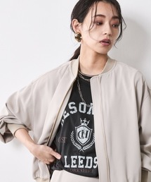 ブランド古着】CHIC STYLE｜シックスタイルのブルゾン（ベージュ系