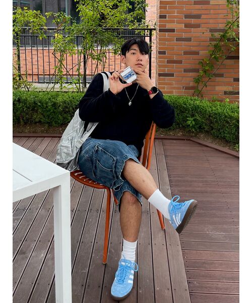 NOUN(ノウン)の「bermuda cargo denim pants (black)(その他パンツ・メンズ・その他・O)」の7枚目の写真