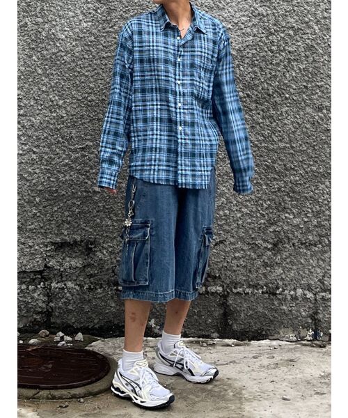 NOUN(ノウン)の「bermuda cargo denim pants (black)(その他パンツ・メンズ・その他・O)」の8枚目の写真