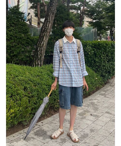 NOUN(ノウン)の「bermuda cargo denim pants (black)(その他パンツ・メンズ・その他・O)」の3枚目の写真