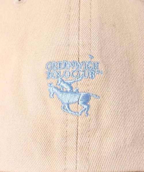 Bleu Bleuet(ブルーブルーエ)の「GREENWICHPOLOCLUBキャップ(キャップ・レディース・カーキ/ベージュ/ネイビー・FREE)」の12枚目の写真